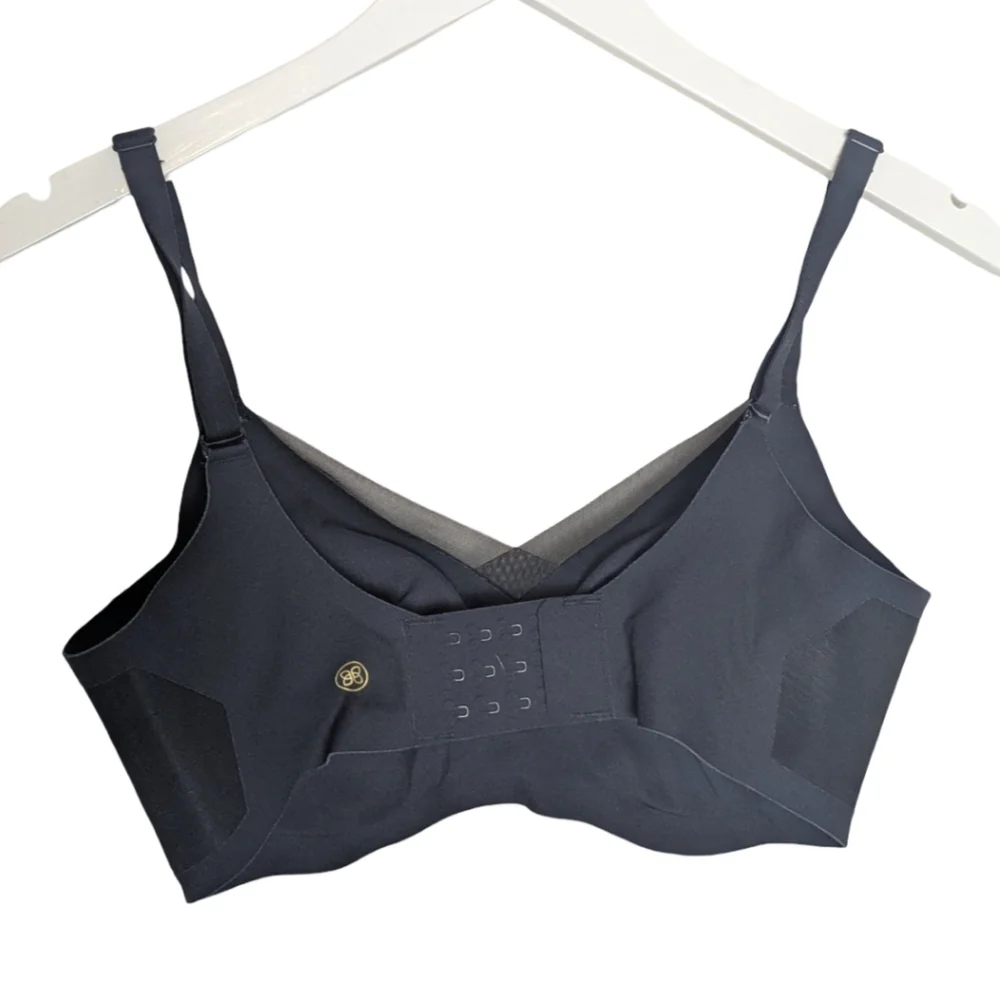 Honeylove Crossover Wireless Bra Small Midnight Black - Picture 6 of 8